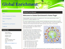 Tablet Screenshot of globalenrichment.org